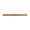 Walnut Travertine Honed Dome Liner Trim Tile 1x12"